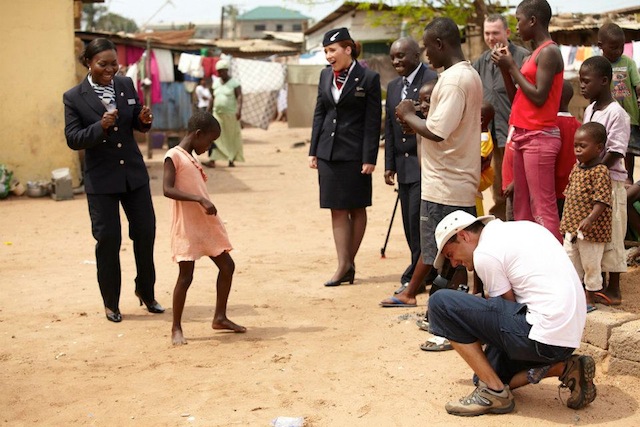 charity video Filming in Ghana for British Airways charity Flying Start